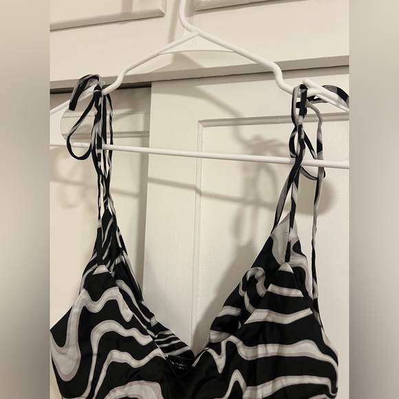 NWT Zara The Safia Dress in Abstract Zebra Print - Picture 6 of 7